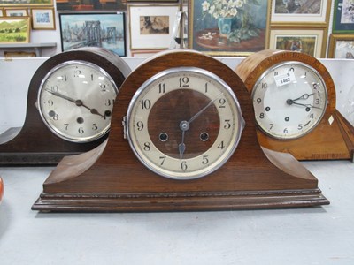 Lot 1462 - Art Deco Westminster Mantle Clock, another,...