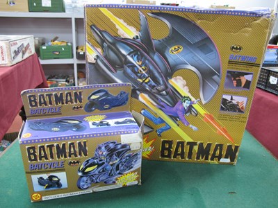 Lot 541 - Two boxed Batman plastic model vehicles by...