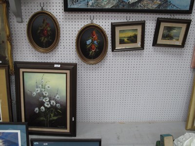 Lot 1521 - Dutch Schools, Still Life of Flowers, oil on...