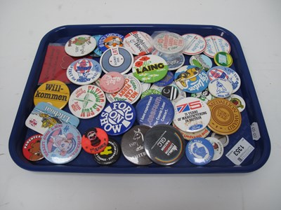 Lot 1353 - Collection of vintage pin badges including...