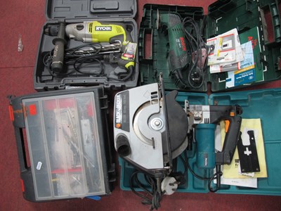 Lot 1150 - Tools - Bosch Sander, Black & Decker and Ryobi...