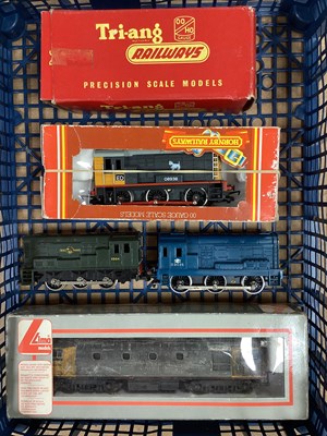 Lot 584 - Five Diesel Outline Locomotives by Triang,...