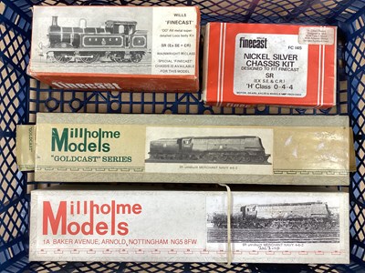 Lot 637 - Three White Metal OO Scale Locomotive Kits, by...