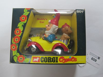 Lot 659 - Corgi 801 Noddy's Car - finished in yellow,...