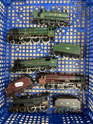 Lot 829 - Five OO Scale Steam Outline Locomotives, by...