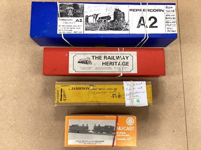 Lot 630 - Four OO Scale White Metal Locomotive Kits,...