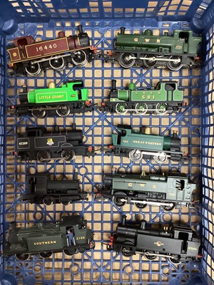 Lot 821 - Ten OO Scale Steam Outline Tank Locomotives,...