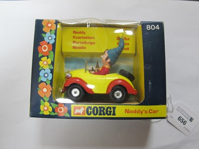 Lot 656 - Corgi 804 Noddy's Car - finished in yellow,...