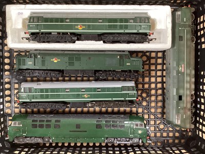 Lot 635 - Five Diesel Outline Locomotives, by Hornby and...