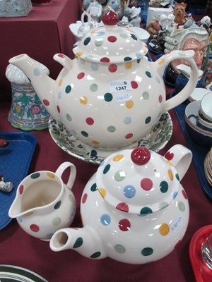 Lot 1247 - Emma Bridgewater 'Polka Dot' Pottery Oversized...