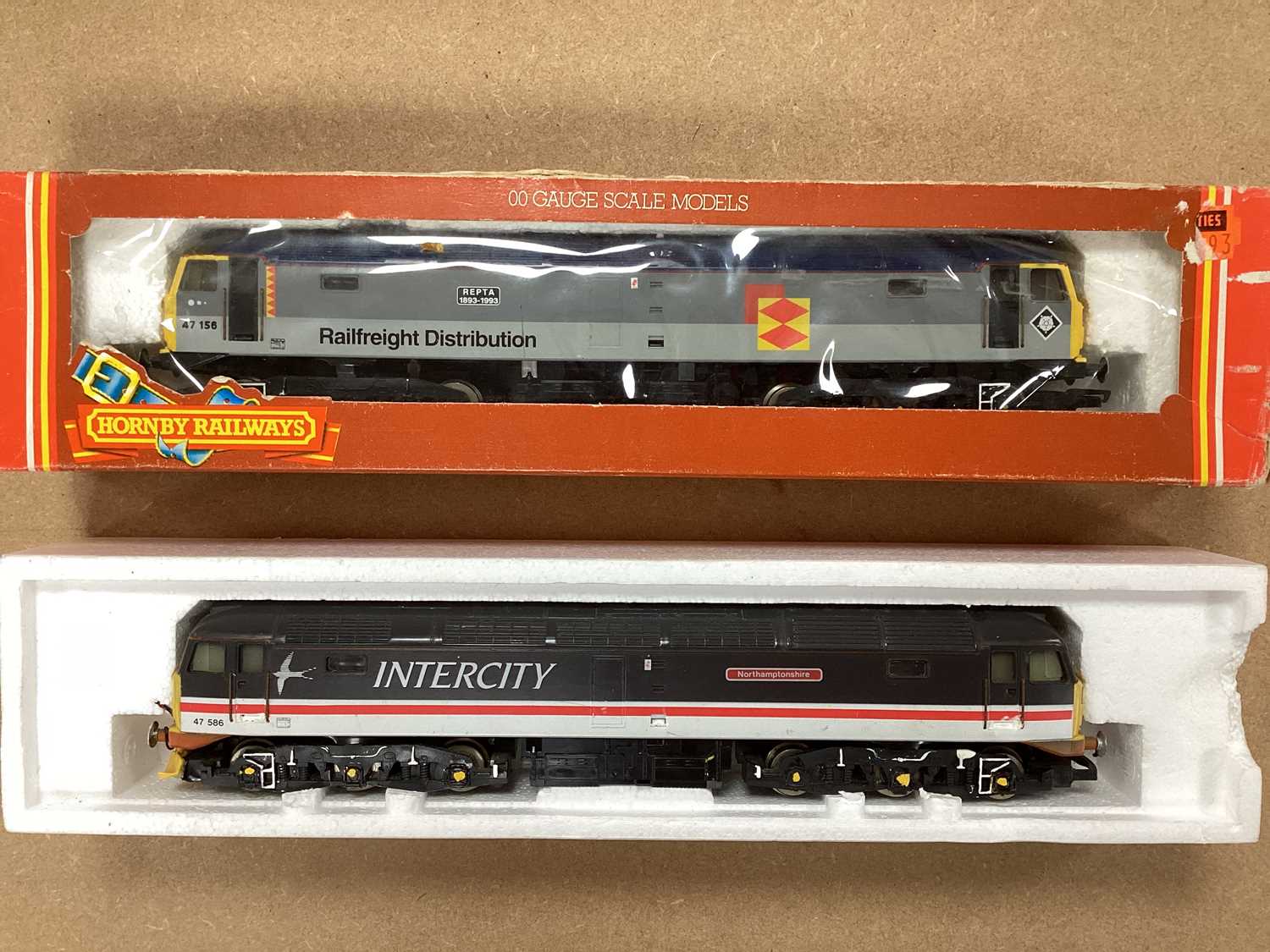 Lot 759 - Two Class 47 Hornby Locomotives, including