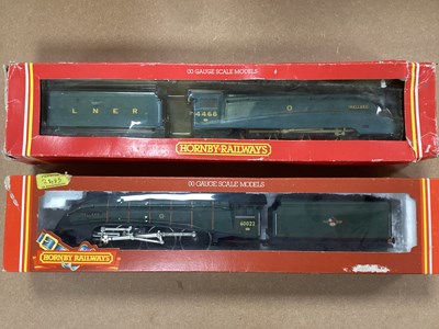 Lot 745 - Two Hornby A4 Locomotives, both mallard, one...