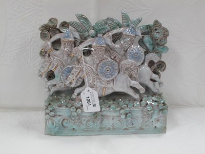 Lot 1281 - Ben Holgate (Lancaster Sculpter) Glazed...