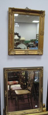 Lot 1555 - Gilt Framed Wall Mirror, 52 x 42cm, circa...