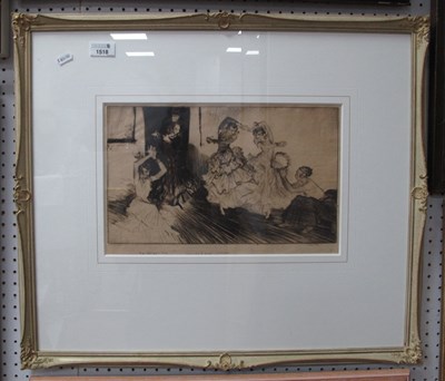 Lot 1518 - William Russell Flint (1880 - 1969) Clatter...