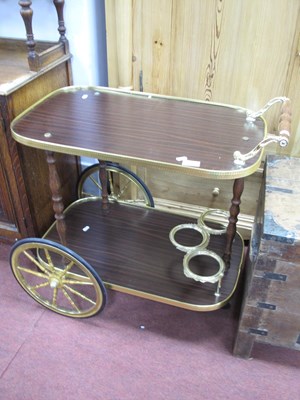 Lot 1632 - Vintage Drinks Trolly, with gilt effect...