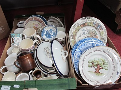 Lot 1054 - Commemorative Ware, including Wedgwood QEII...