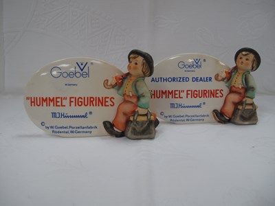 Lot 1322 - 'Hummel Figurines' Oval Display Plaque, free...