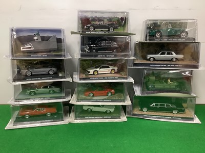 Lot 749 - Thirteen 1:43 Scale James Bond 007 'Part Works'...