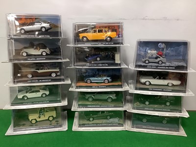 Lot 755 - Fourteen 1:43 Scale James Bond 007 'Part Works'...