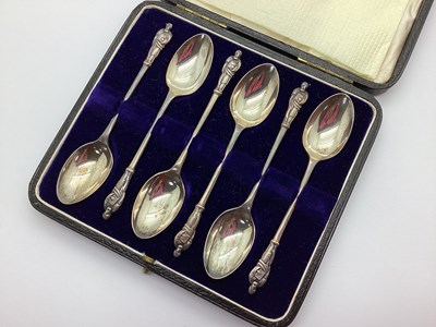 Lot 14 - A Set of Six Hallmarked Silver Apostle...