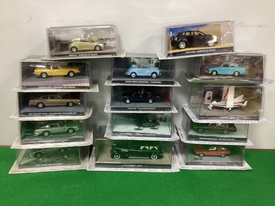 Lot 726 - Fourteen 1:43 Scale James Bond 007 'Part Works'...