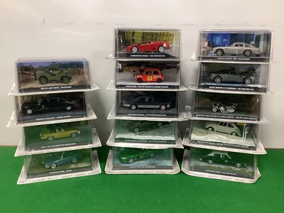 Lot 753 - Fourteen 1:43 Scale James Bond 007 'Part Works'...