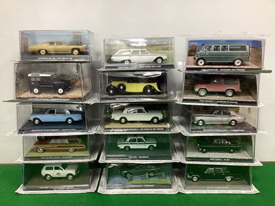 Lot 728 - Fourteen 1:43 Scale James Bond 007 'Part Works'...