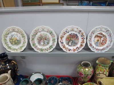 Lot 1195 - Doulton Brambly Hedge Four Seasons Plates, set...