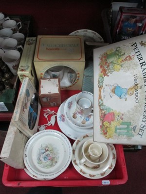 Lot 1028 - Wedgwood Peter Rabbit Nursery Set and Mrs...