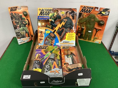 Lot 823 - Four Hasbro 'Modern' Action Man Figure Sets to...