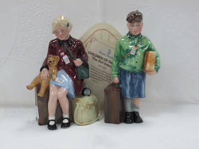 Lot 1203 - Royal Doulton Children in the Blitz, The Boy...