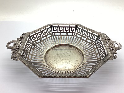 Lot 1 - A Decorative Hallmarked Silver Twin Handled...