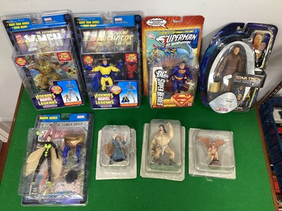 Lot 736 - Five Plastic Action Figures by Artasylum,...