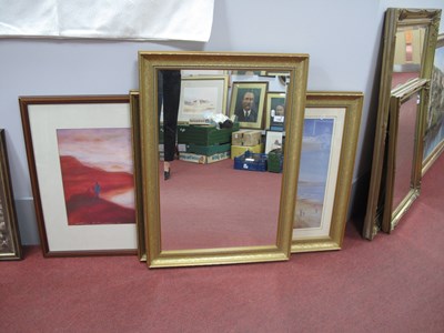 Lot 1498 - Bevelled Wall Mirror, in gilt frame, 62.5 x...