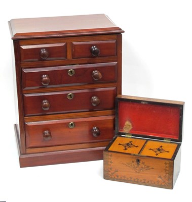 Lot 1310 - An Early XX Century Mahogany Chest of Drawers,...