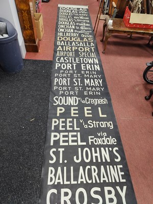 Lot 1403 - Bus/Tram Destination Roll, circa mid XX...