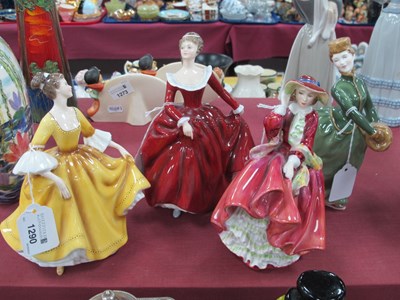 Lot 1290 - Royal Doulton Figurines, 'Grace', 'Top O The...