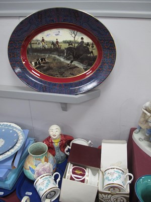 Lot 1207 - Beswick 75M Vase, Mr Pickwick teapot, Doulton '...