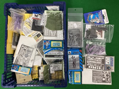 Lot 734 - An Assortment of Plastic and White Metal Model...