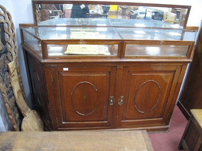 Lot 1569 - Early XX Century Mahogany Pharmacy Display...