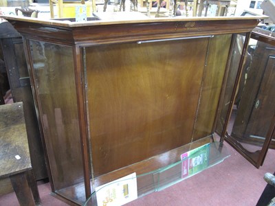 Lot 1570 - Early XX Century Mahogany Wall Display Cabinet,...