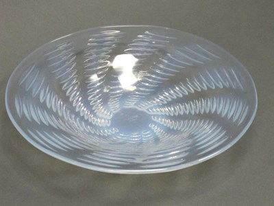 Lot 1004 - A R. Lalique, France Opalescent Glass Dish, of...