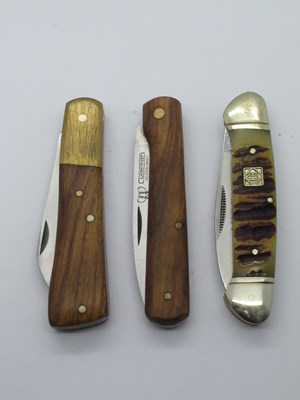 Lot 190 - M-May Sheffield, one blade, wooden scales,...