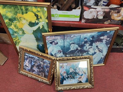 Lot 1017 - Pair of French Impressionist Prints, together...