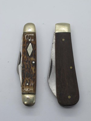 Lot 194 - A. Wright Sheffield and Son, one blade wood...