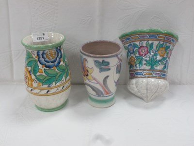 Lot 1251 - Charlotte Rhead for C Ducal Pottery Wall...