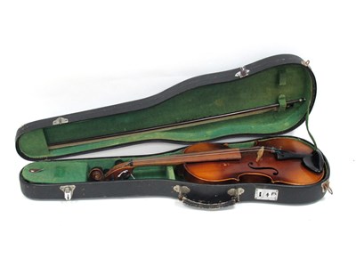 Lot 1335 - Violin, XX Century, two-piece back with...