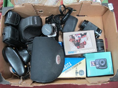 Lot 1112 - Cameras - Praktica Super TL, Pentax Espio 115V,...