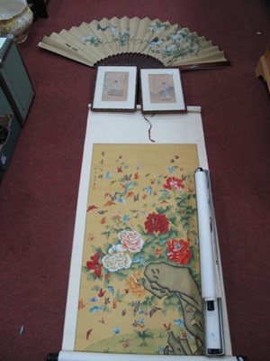 Lot 1397 - Oriental: Chinese Scroll Painting (x3),...